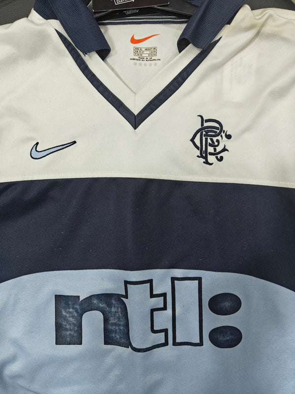 Glasgow Rangers FC Away Football Shirt 1999-2000 (XL)