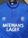 Glasgow Rangers FC Home Football Shirt 1987-1990 (L)