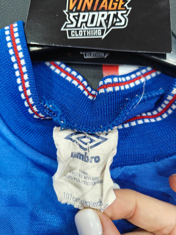 Glasgow Rangers FC Home Football Shirt 1987-1990 (L)