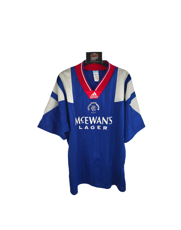 Glasgow Rangers FC Home Football Shirt 1992-1994 (L)
