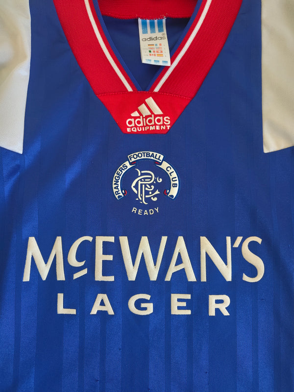 Glasgow Rangers FC Home Football Shirt 1992-1994 (L)
