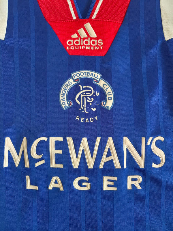 Glasgow Rangers FC Home Football Shirt 1992-1994 (XS)