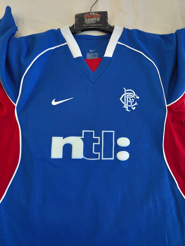 Glasgow Rangers FC Home Football Shirt 2001-2002 (Youths)