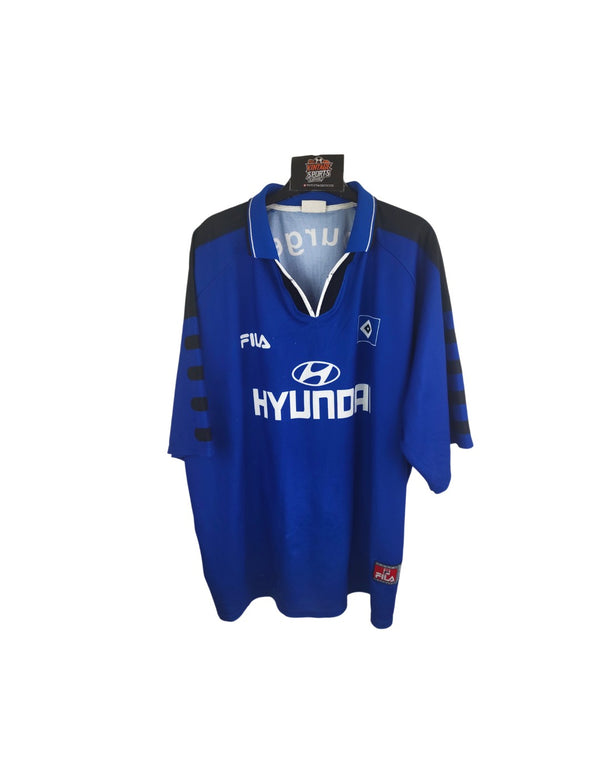 HSV Hamburg SV Signed Home Football Shirt 1998-1999 (XL)