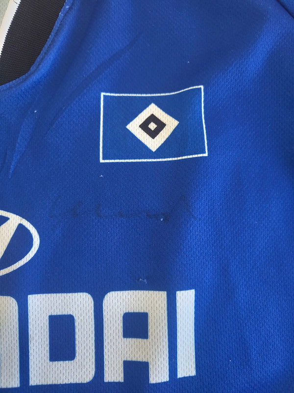 HSV Hamburg SV Signed Home Football Shirt 1998-1999 (XL)