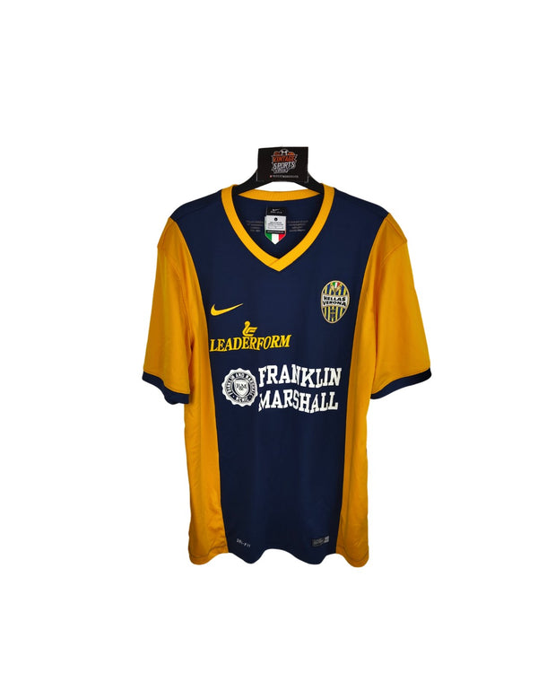 Hellas Verona Home Football Shirt 2014-2015 (L) #9 Toni