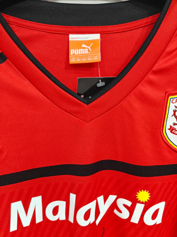 Cardiff City FC Signed Home Football Shirt 2012-2013 (XXL) Kevin McNaughton