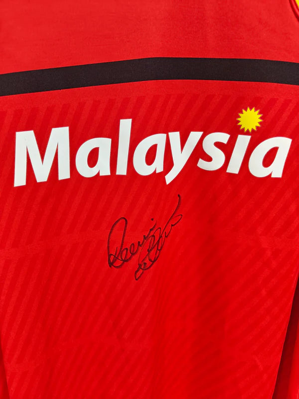 Cardiff City FC Signed Home Football Shirt 2012-2013 (XXL) Kevin McNaughton