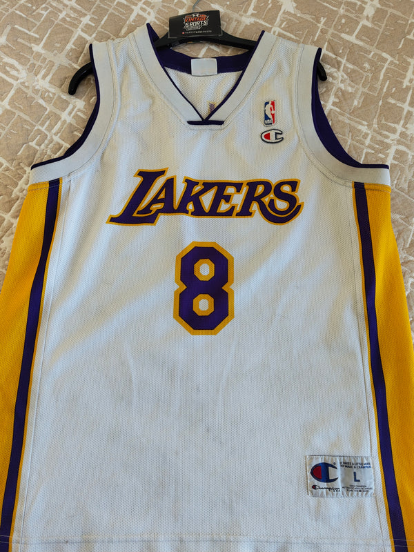 Los Angeles Lakers Away Basketball Jersey 1990s - 8 Kobe Bryant