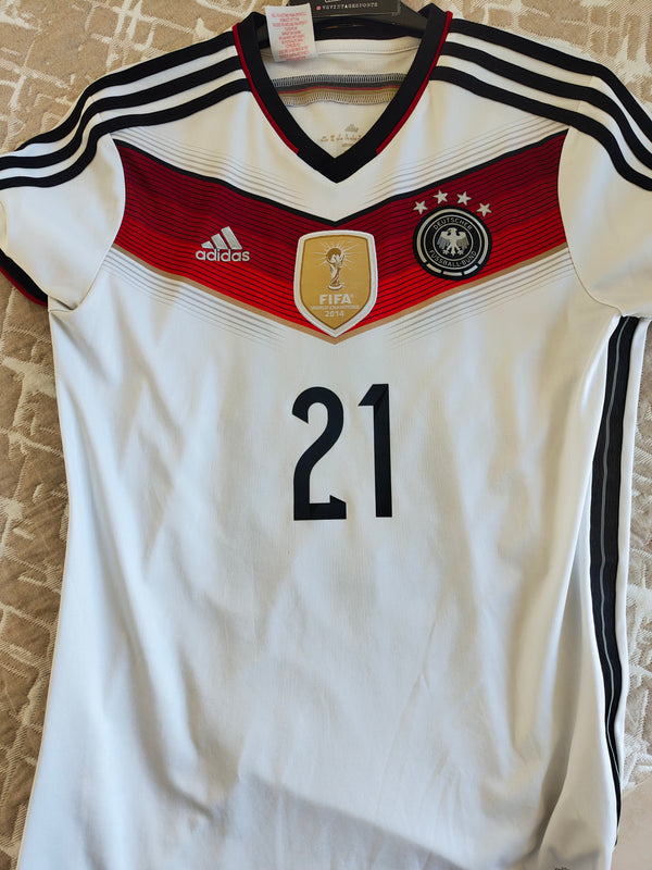 Germany Home Football Shirt 2014 Number 21 Reus