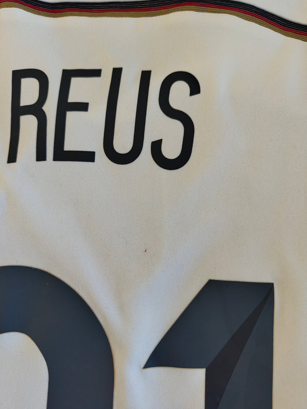 Germany Home Football Shirt 2014 Number 21 Reus