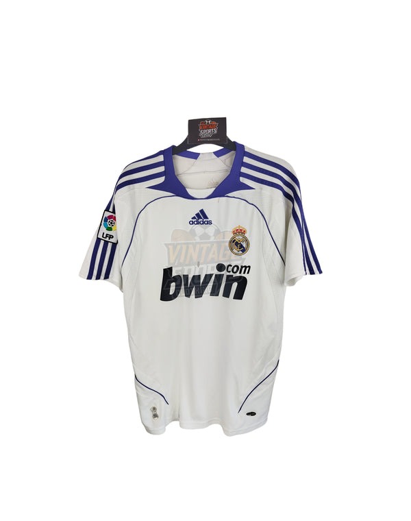 Real Madrid 2007-2008 Home Football Shirt