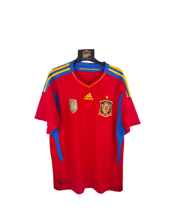 Spain Home Football Shirt 2010-2012