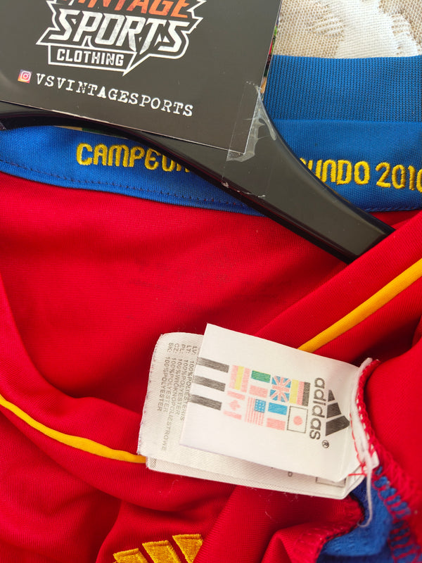 Spain Home Football Shirt 2010-2012