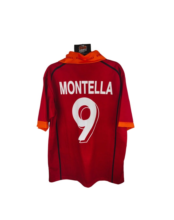 AS Roma Fan Shirt Home Football Shirt 9 Montella