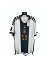 Germany Home Football Shirt 2022 World Cup 13 Muller