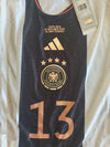 Germany Home Football Shirt 2022 World Cup 13 Muller