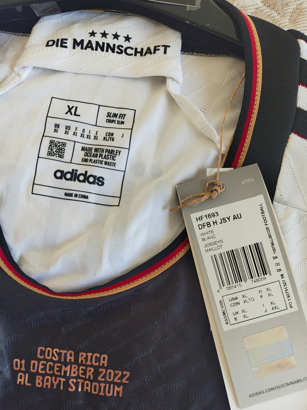 Germany Home Football Shirt 2022 World Cup 13 Muller