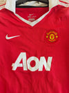 Manchester United 2010-2011 Home Football Shirt 14 Chicharito