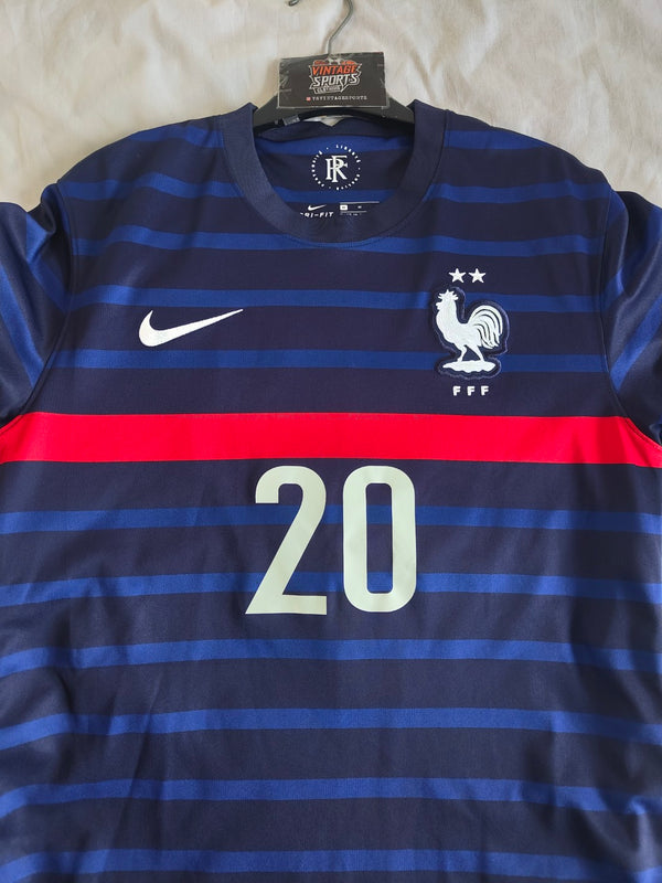 France Home Football Shirt 2020-2021 (M) 20 Conan