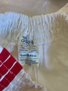 NEW Vintage Adidas Shorts 1980s White Red (Youths)