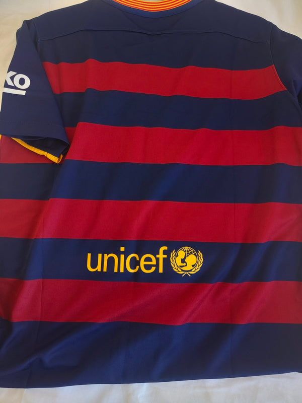 FC Barcelona Home  Football Shirt 2015-2016 (Youths)