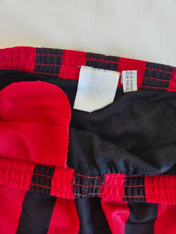 Vintage Adidas Shorts 1980s Red Black (S)