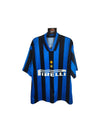 Inter Milan Home Fan Football Shirt 1990s (XL) 9 Ronaldo