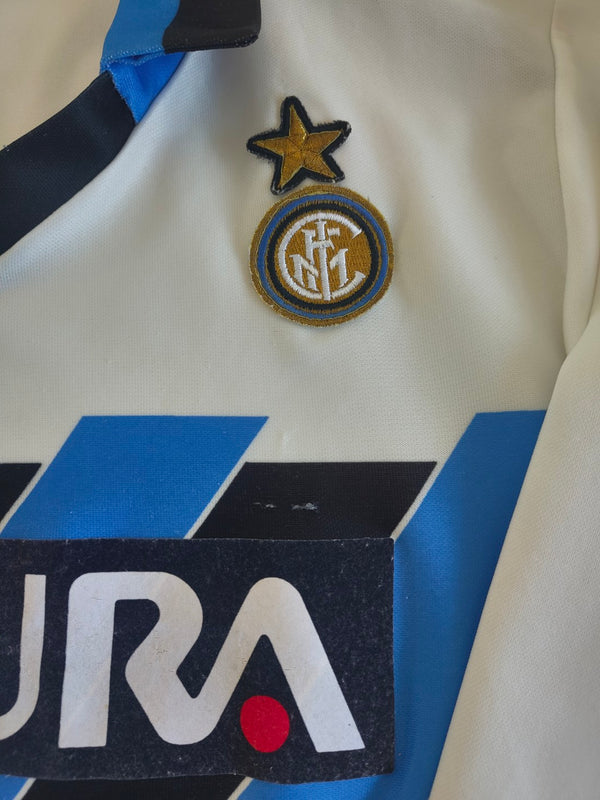 Inter Milan Long Sleeve Away Football Shirt 1990-1991 (M)