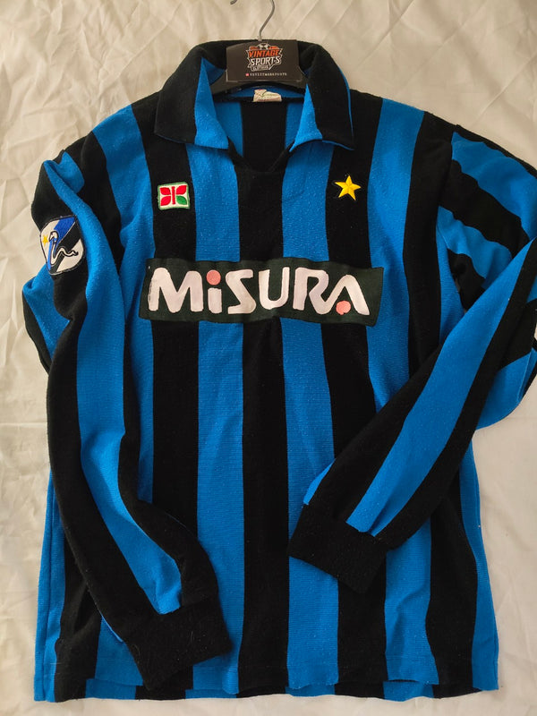 Inter Milan Long Sleeve Home Football Shirt 1984-1985 (S)