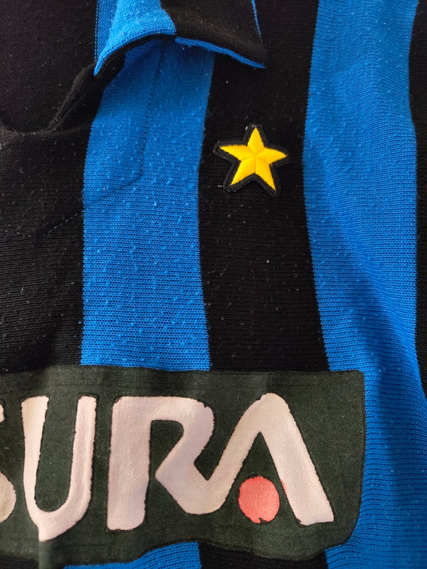 Inter Milan Long Sleeve Home Football Shirt 1984-1985 (S)