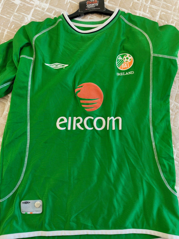 Republic of Ireland Football Home Shirt 2002