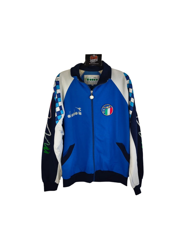 Italy Football Track Top Jacket 1990-1992 (L)