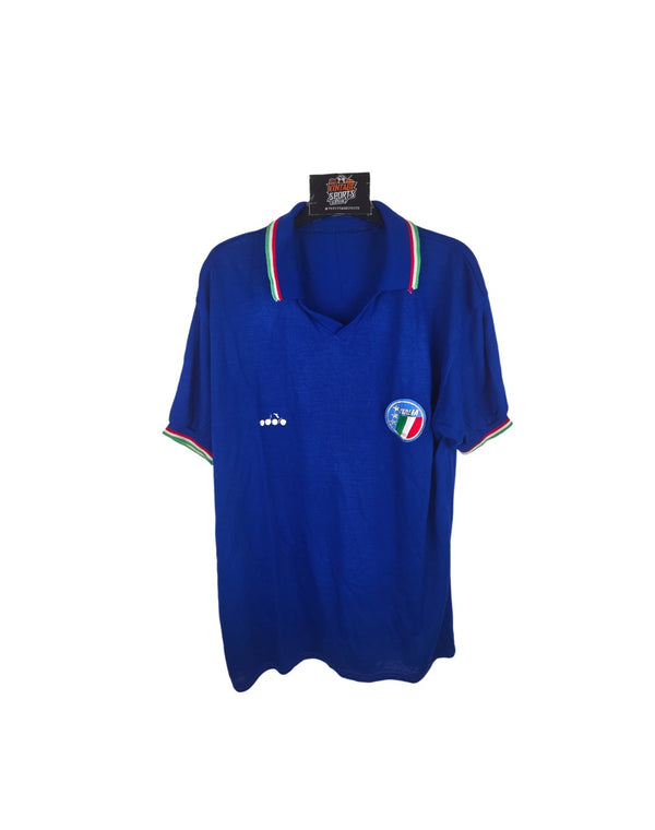 Italy Home Football Shirt 1986-1990 (L)