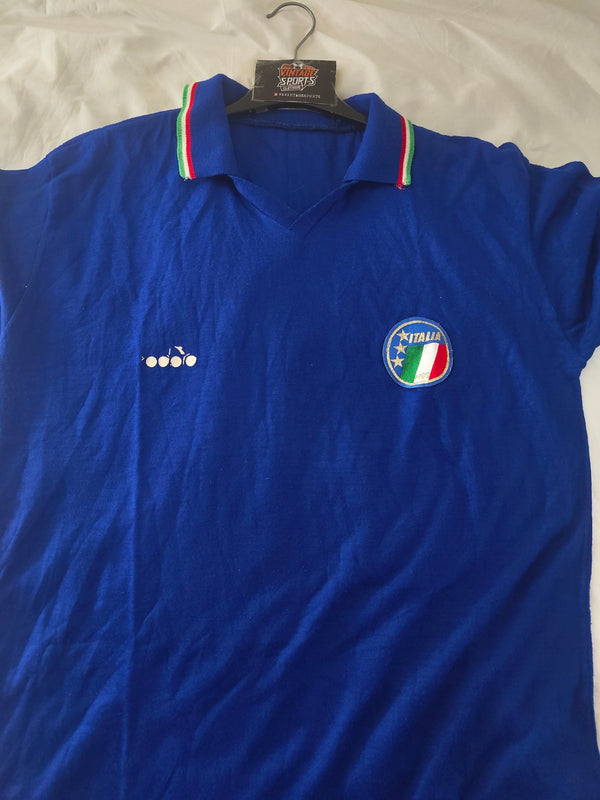 Italy Home Football Shirt 1986-1990 (L)