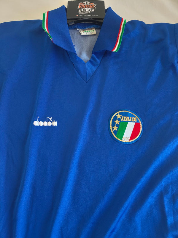Italy Home Football Shirt 1986-1990 (M)