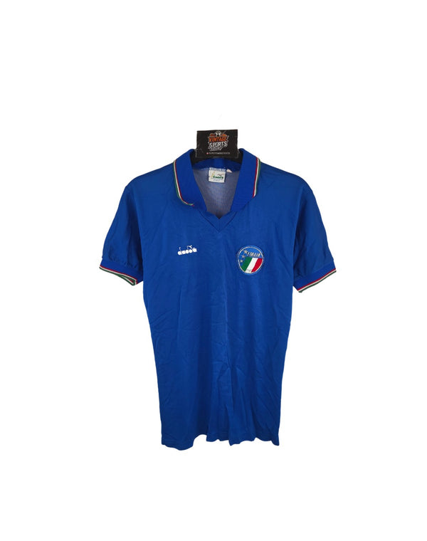 Italy Home Football Shirt 1986-1990 (S)
