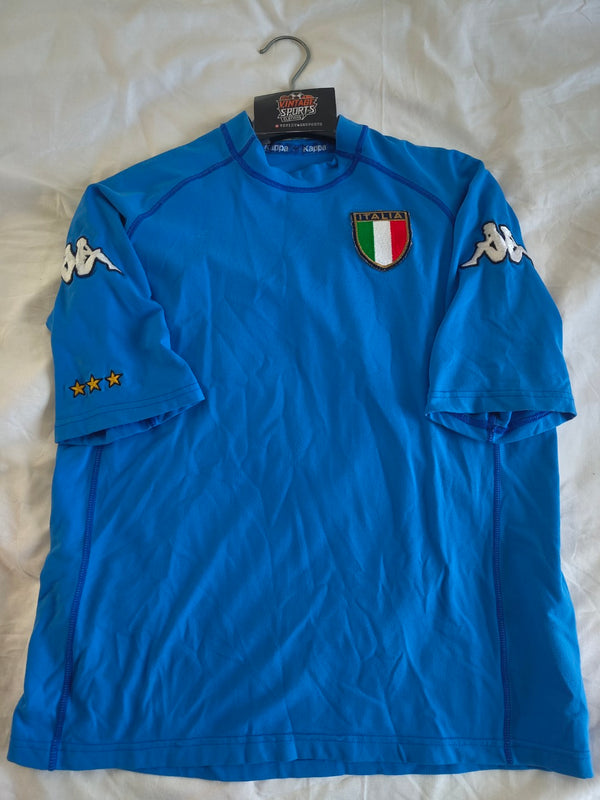 Italy Home Football Shirt 2000 (M)