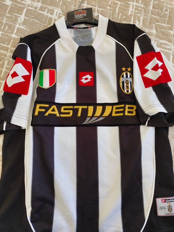 Juventus FC Home Football Shirt 2002-2003 #11 Nedved