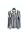 Juventus FC Long Sleeve Home Football Shirt 1985-1986 (M) 10 Platini