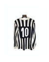 Juventus FC Long Sleeve Home Football Shirt 1985-1986 (M) 10 Platini