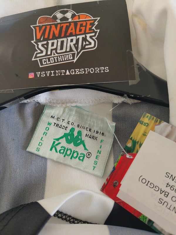 Juventus FC Long Sleeve Home Football Shirt 1991-1992 (M) 10 Baggio