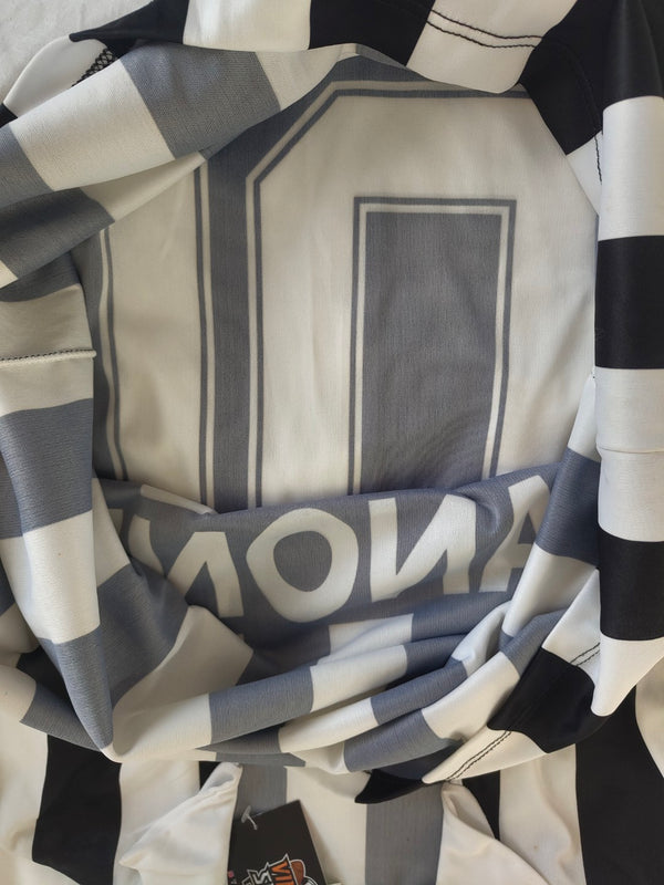 Juventus FC Long Sleeve Home Football Shirt 1991-1992 (M) 10 Baggio