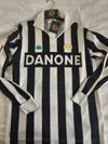 Juventus FC Long Sleeve Home Football Shirt 1992-1994 (L) 10 Baggio