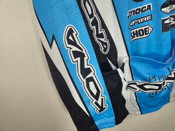 Kona Bio Racer Shimano Full Zip Cycling Shirt Jersey Jacket 1990s (XL)