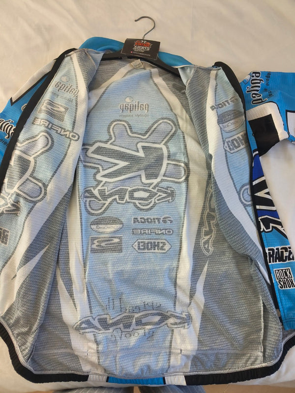 Kona Bio Racer Shimano Full Zip Cycling Shirt Jersey Jacket 1990s (XL)