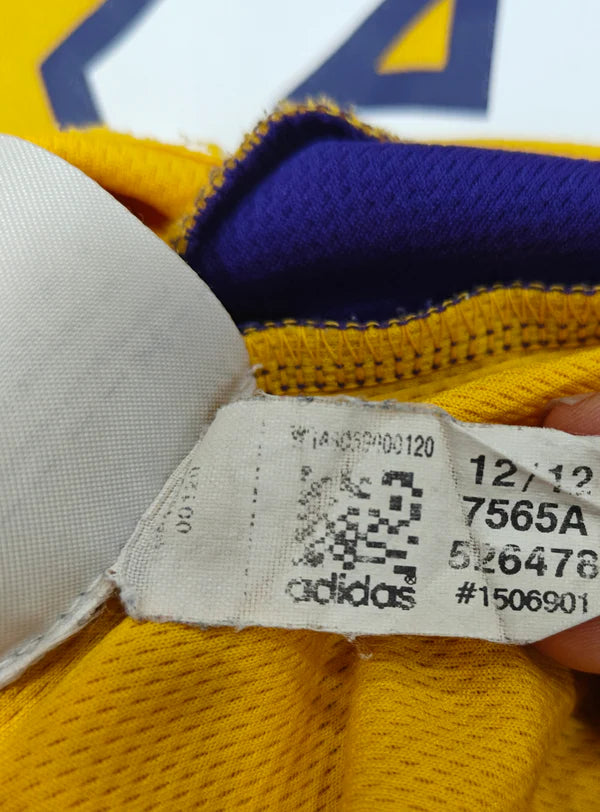 LA Los Angeles Lakers NBA Basketball Home Jersey 2012 (L) #24 Bryant