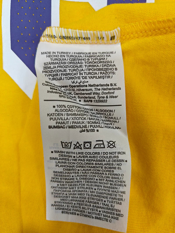 LA Los Angeles Lakers NBA Basketball T-shirt 2010s (M) 6 James
