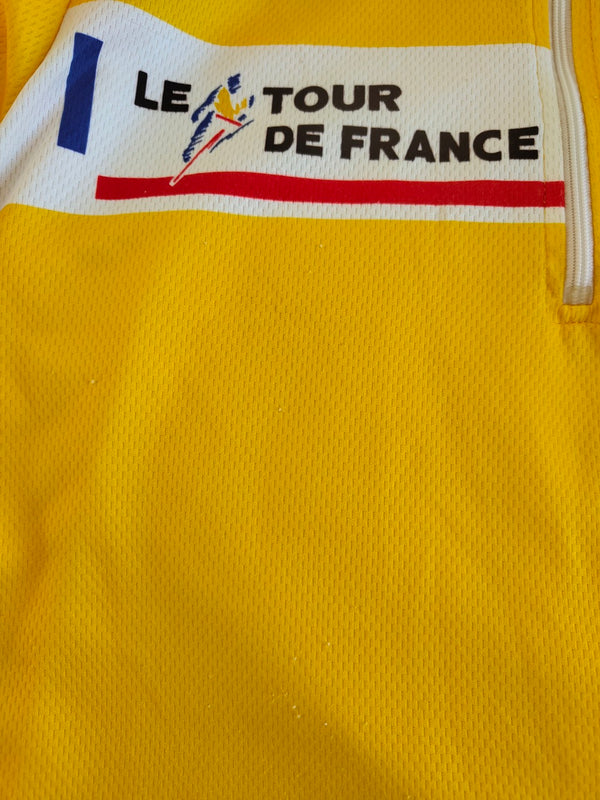 Le Tour de France Cycling Yellow Shirt Jersey 1990s (XL)