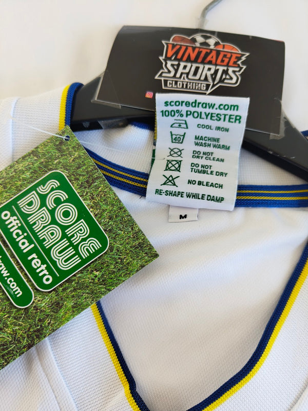 NEW Leeds United FC Official Retro Home Football shirt 2000-2002 (M)